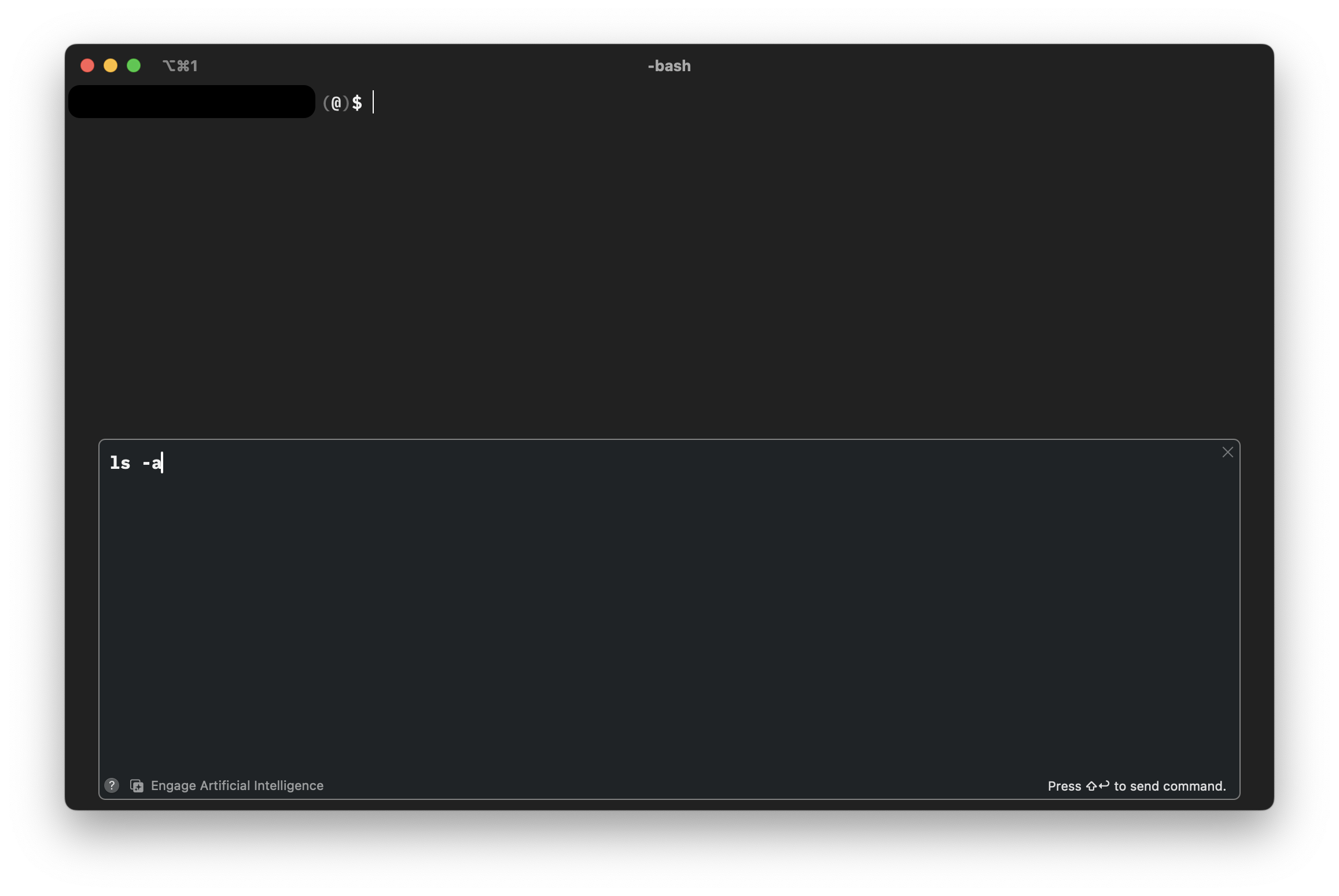 iterm2 prompt window