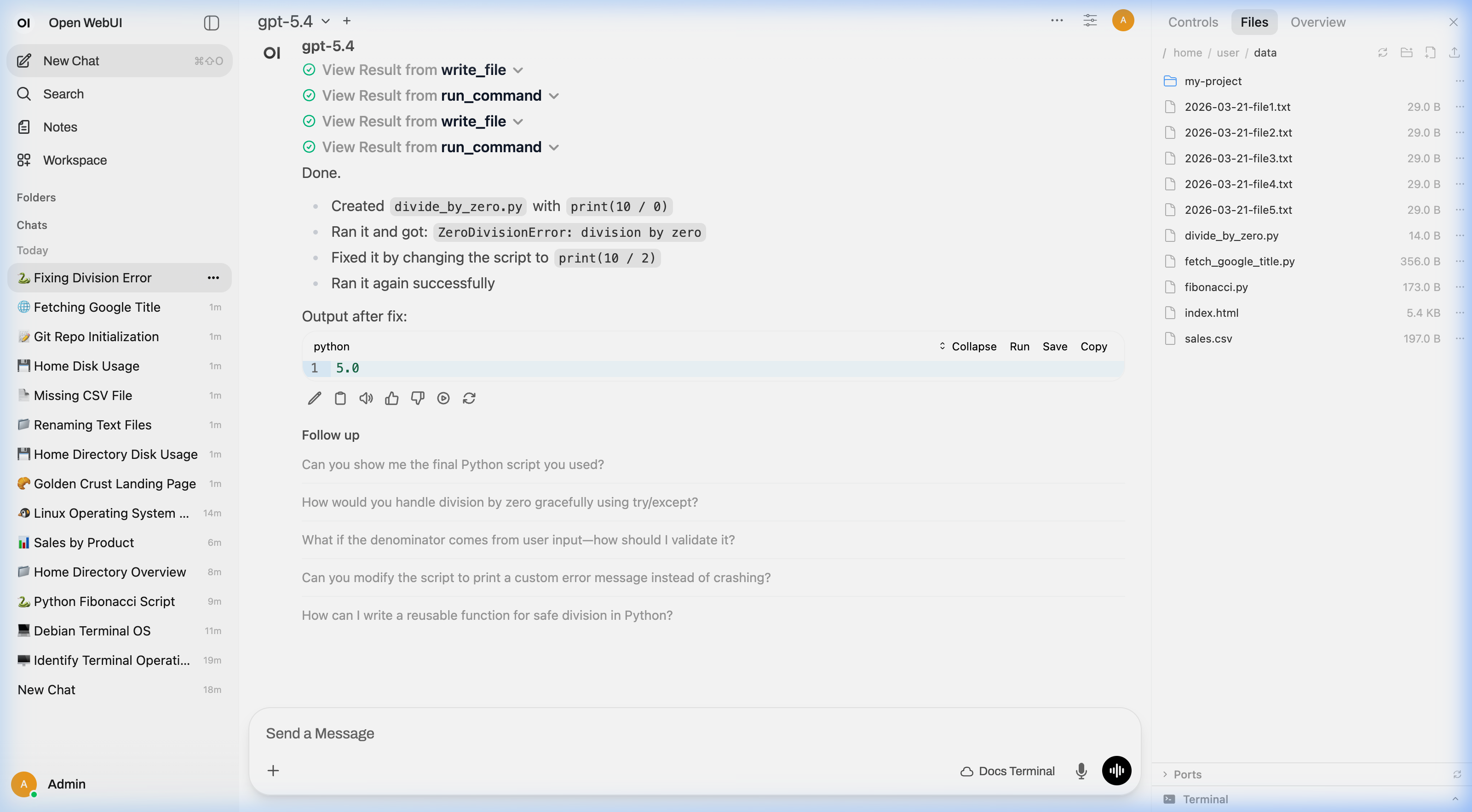 AI identifying and fixing code errors